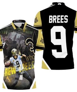 Drew Brees New Orleans Saints Atlanta Falcon Gameday 3D All Over Print Polo Shirt with Personalized Touch