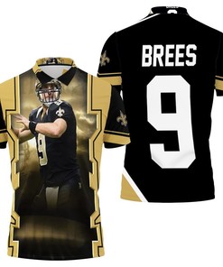 Drew Brees New Orleans Saints Cloud 3D All Over Print Polo Shirt with Unique and Stylish Design