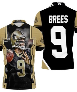 Drew Brees New Orleans Saints History 3D All Over Print Polo Shirt with Striking Design and Unique Touch