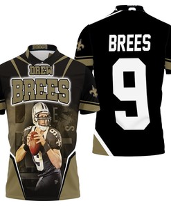 Drew Brees Polo Shirt All Over Print Shirt 3d T-shirt with Breathable fabric