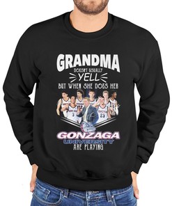 Drew Timme Mustache Silhouette Gonzaga Fan Sweatshirt