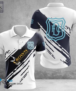Dundee FC Breathable Fabric Polo Shirt with Athleisure Collar