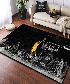Durable Non-Slip Basketball Area Rug for Living Room and Bedroom Décor