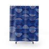 Durable Polyester Shower Curtain for 50s or 60s Bathroom Decor