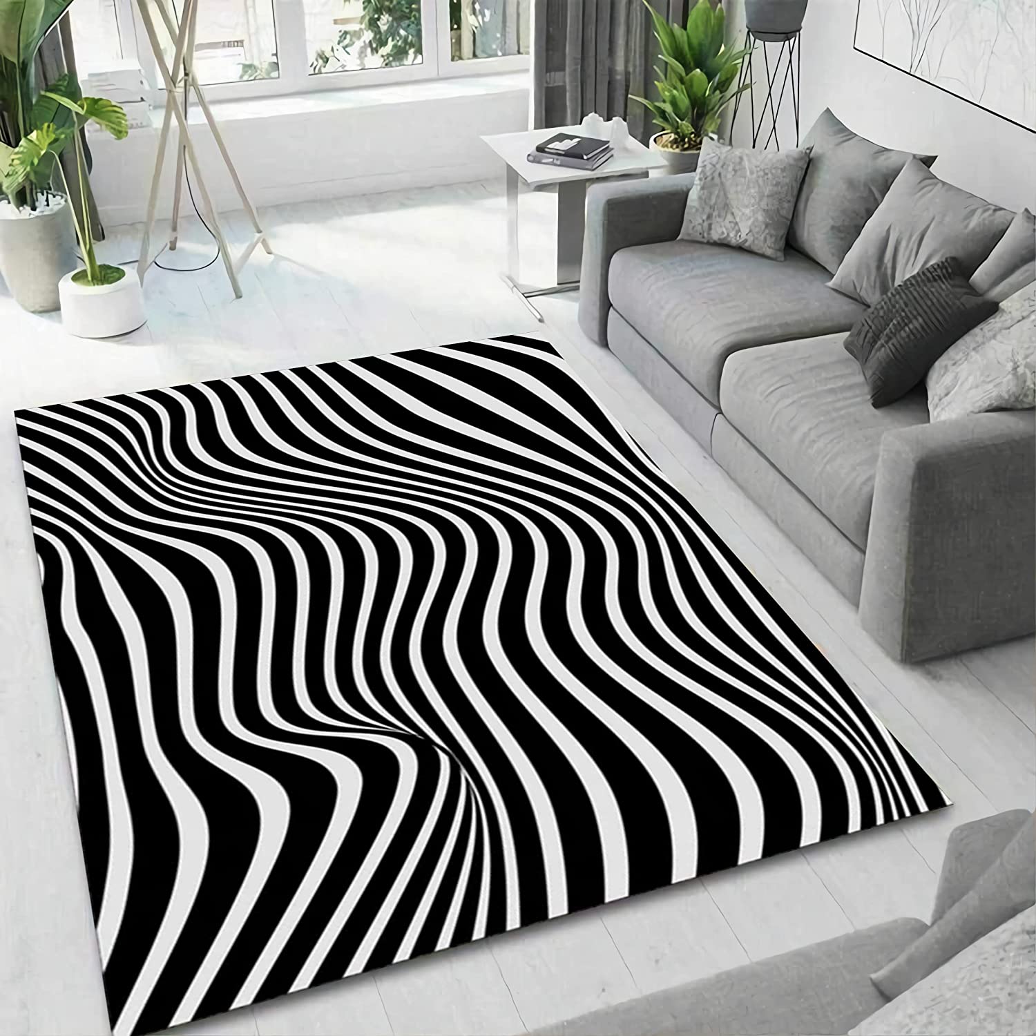 Durable Soft Plush Baseball Field Area Rug - Green Brown Sports Game Style Kids Carpet for Living Room - Image 2