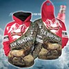 ELk Hunting Budweiser All Over Print Hoodie for Men - Beer Lovers Gift