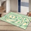 EPONGEKIT Area Rug - Carpet Runner Home Decor Doormat Yoga Patio, Multicolor 70s Style