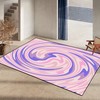 EPONGEKIT Area Rug - Indoor Outdoor Living Room Kids Room Home Decor Doormat Yoga Mat Patio in 70s Style
