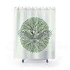Eagle Green Shower Curtain - Boho Art Shower Curtain with Stylish Design and Cottage Farmhouse Decoration