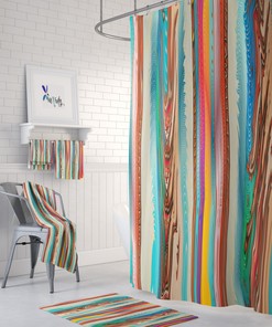 Eclectic Soul Shower Curtain Set with Unique Bath Decor