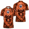Edmonton Oilers NHL Skull 3D All Over Print Polo Shirt - Breathable Fabric and Personalized Design