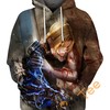 Edward Elric Beware of Winry 3D Hoodie
