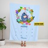 Eeyore Birthday Fleece Blanket - Personalized Disney Winnie The Pooh Gift
