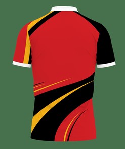 Effortlessly Red: 3D Printed Ram Truck Lph-Lt Polo Shirt Ver 2