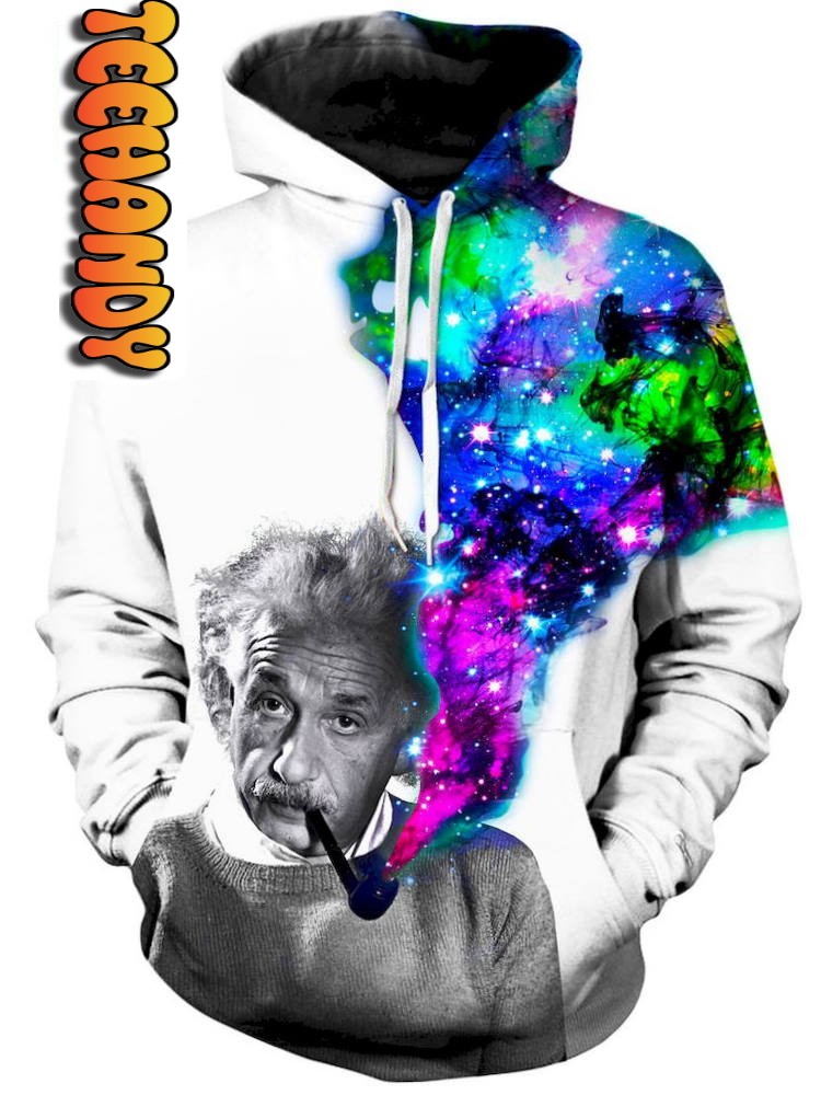 Einstein Puffs Custom All Over Print 3D Hoodie