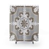 Elegant Contemporary 71 x 71 inch Shower Curtain for College Dorm & Bathroom Decor - Bath Curtain Included