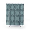 Elegant Contemporary Shower Curtain with a Unique Design, 71 x 71 inch Curtain