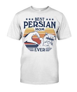 Elegant Persian Cat T-Shirt For Women - A Perfect Addition To Your Cat Clothing Collection