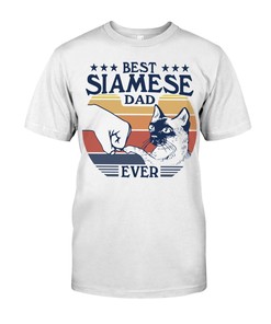Elegant Siamese Cat T-Shirt For Men - Celebrate Your Feline Friend In Style