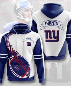 Elevate Your Fan Gear with Custom Sport All Over Print Hoodie 3D for New York Giants Fans