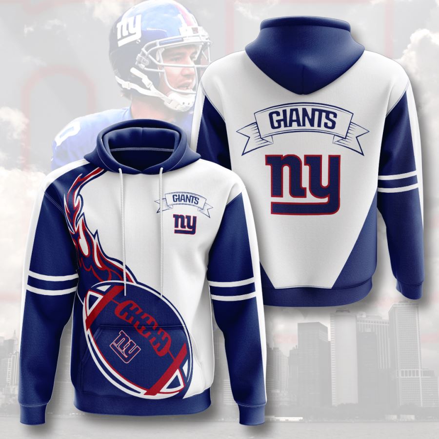 Elevate Your Fan Gear with Custom Sport All Over Print Hoodie 3D for New York Giants Fans