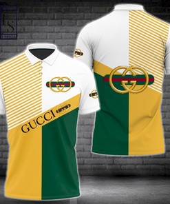 Elevate Your Look with the Gucci Luxury Design 3D Polo Shirt