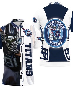 Elevate your Game Day Look with this Cameron Wake #91 AFC South Super Bowl Polo Shirt