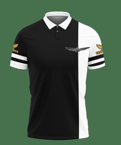 Elevate your style with our black Honda Gold Wing Nct-Va 3D printed polo shirt
