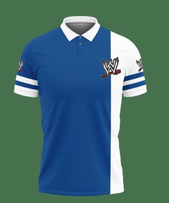 Elevate your style with the 3D Printed Wwe Tnt-Va Polo Shirt Ver 1 (Blue) featuring a personalized 3D design.