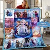 Elsa and Anna Christmas Gift - Personalized Frozen Quilt Blanket for Kids
