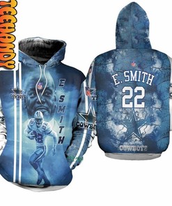 Emmitt Smith 22 Dallas Cowboys 3D Hoodie All Over Print