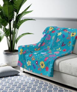 Encanto Disney Sherpa Fleece Blanket for Couch, Disney Home Decor, Encanto Movie Christmas Gift, Disney Blanket
