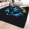 Enhance Your Game Room Decor with Large 3D Game Area Rugs - Non-Slip Gamer Carpet for Living Room and Bedroom