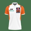 Enjoy a relaxing day out in the sun with this White 3D Printed Ktm Racing Nth-Nh Polo