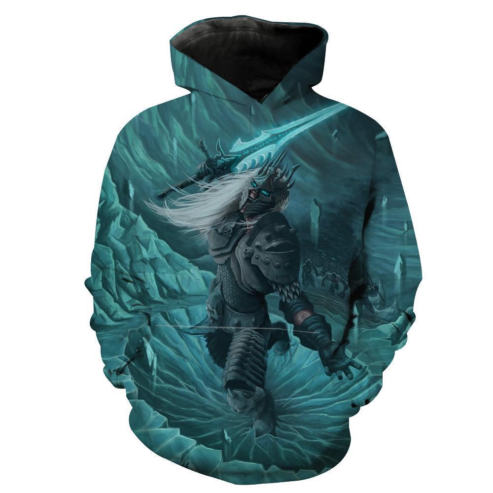 Epic Arthas All Over Print 3D Hoodie