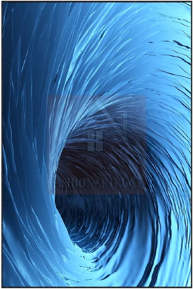 Ethnic Rainbow Vortex Carpet Rug with Optical Illusion Design for Living Room Decor - Image 4
