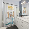 Eureka! & Archimedes Quote Shower Curtain Set - Funny Nerd Gift Idea with Bathroom Accessories