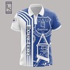 Everton FC 3D All Over Print Polo Shirt - All Over Print Polo T-Shirt with Athleisure Collar and Breathable Fabric
