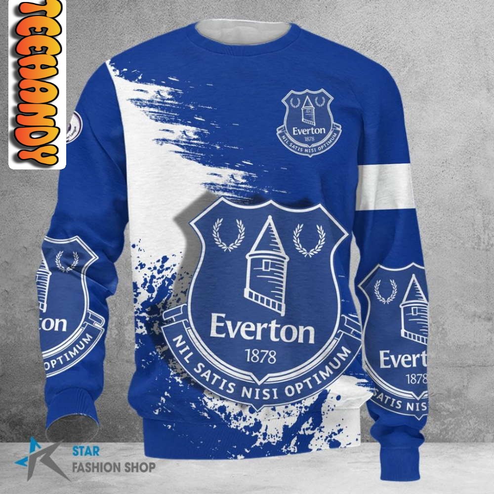 Everton FC All Over Print 3D Hoodie - Image 2