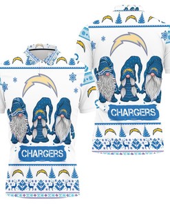 Experience comfort and style with Los Angeles Chargers Ugly Sweatshirt and Personalized All Over Print Polo T-shirt