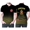 Experience the Flavor of Jameson Irish Whiskey with Wine-themed Polo Shirt featuring Triple Distilled Logo