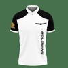Experience the ultimate comfort in our black Honda Gold Wing Nct-Lt 3D printed polo shirt