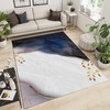 Exquisite Non-Slip Black and White Marble Area Rugs - Mimicking the Beauty of Natural Marble in a More Practical Way