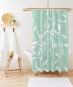 Extra Durable Boho Shower Curtain with Unique Art Nouveau Trendy Design - Eco-Friendly and Waterproof