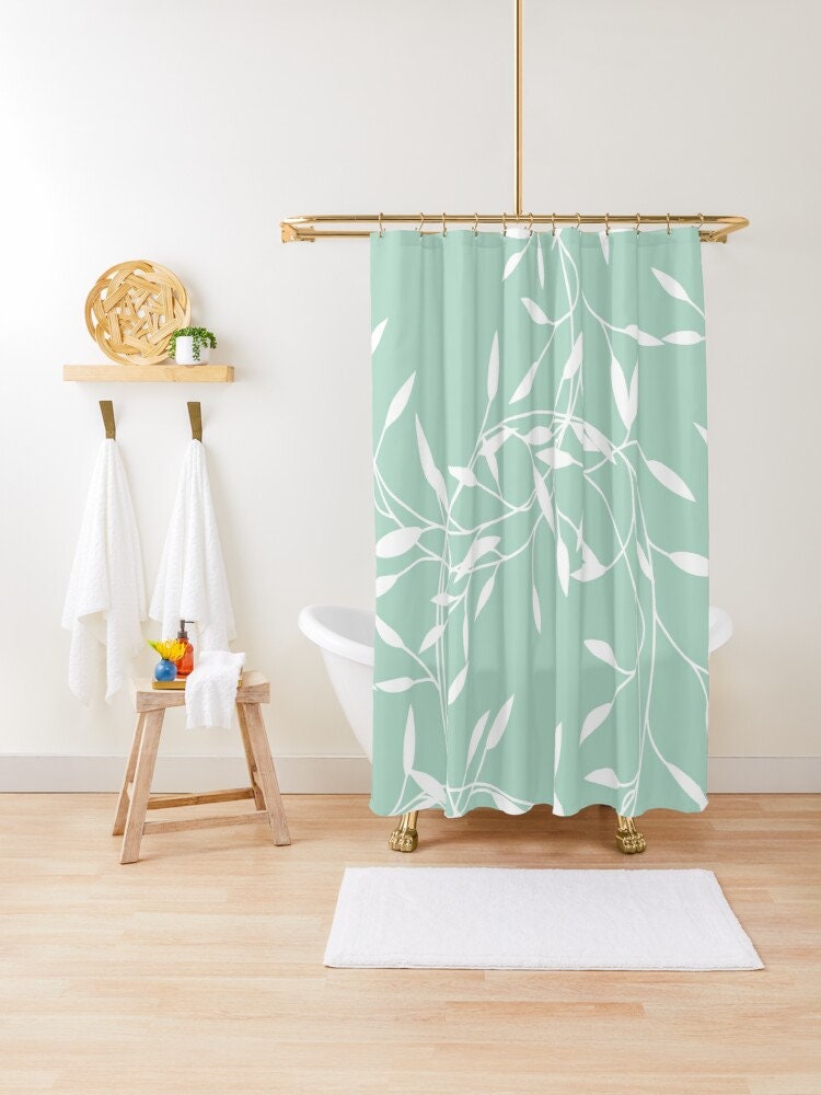 Extra Durable Boho Shower Curtain with Unique Art Nouveau Trendy Design - Eco-Friendly and Waterproof - Image 4