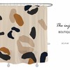 Extra Long Heavy Quality Art Shower Curtain, Colorful Lips Design, Bathroom Decor with Hooks