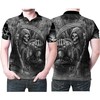 Face Your Fears with The Horror Death God Power Hell with Hourglass 3D All Over Print Polo Shirt