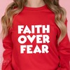 Faith Over Fear Minimalist T-Shirt with Christian Bible Design