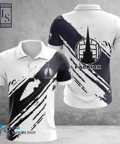 Falkirk FC Athleisure Style Polo Shirt with Breathable Fabric
