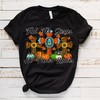 Fall Cross Sunflower Fall For Jesus He Never Leaves T-Shirt